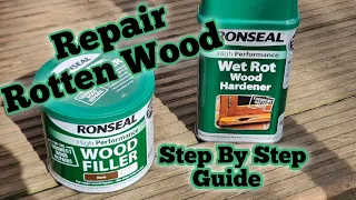 Easily Repair Rotten Wood Ronseal Wood Hardener