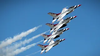 USAF Thunderbirds at Wings Over Houston Airshow 2021
