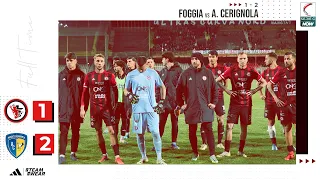 FOGGIA - CERIGNOLA 1 a 2: gli highlights