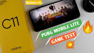 Realme C11 Pubg Mobile Lite Gaming Test Smooth+Utlra Battery Drain Test|Hindi|