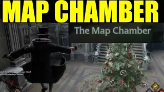 How to get to the "map chamber" Hogwarts legacy