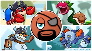 Ball V - Red Boss Challenge - All Bosses (Android, iOS)