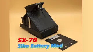 I-Type Film in SX-70: Polaroid 600 Custom Battery Holder Mod demo