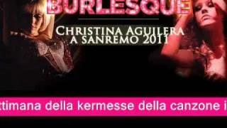 Christina Aguilera a Sanremo 2011!