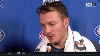 Gustav Nyquist breaks down Columbus' tough loss to Anaheim | BLUE JACKETS-DUCKS POSTGAME