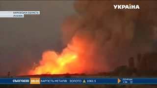 Десятки пожеж вирують в Україні