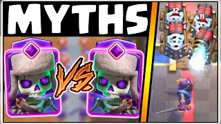 CLASH ROYALE MYTHBUSTERS | EVOLVED SKELETONS VS EVOLVED SKELETONS!