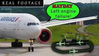 [REAL ATC] Air France B77W has ENGINE FAILURE after takeoff at Atlanta!