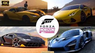 😍Forza Horizon 5 10th Anniversary Update Intro: All Start Screens!🥰 [4K]