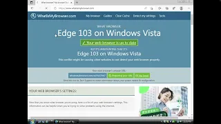 Microsoft Edge on Windows Vista ?