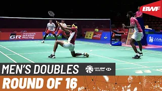 TOYOTA GAZOO RACING Thailand Open 2023 | Rankireddy/Shetty (IND) [1] vs. Fikri/Maulana (INA) | R16