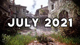 TOP 10 BEST NEW Upcoming Games of July 2021 (4K 60FPS)