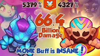 66.2 Billion by MONK with new BUFF | Demon Hunter vs Monk | I'm a BULLY | PVP Rush Royale