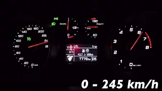 2016 Alfa Romeo Giulietta 240hp - 0-100 km/h   0-60 mph Tachovideo, Beschleunigung, Acceleration