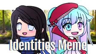 Identities Meme [FC with BlueCupcakey] ✨ Gacha Club ✨ sparkalia