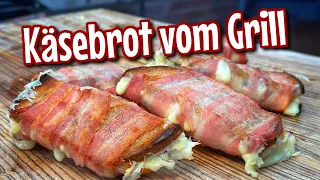 Käsebrot mit Speck vom Grill - Westmünsterland BBQ