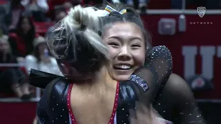 Utah's Cristal Isa gets emotional after earning first career perfect 10 on beam