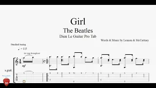 The Beatles - Girl - Guitar Tabs