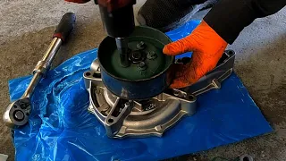 Volvo D13 water pump replacement