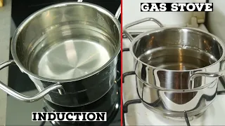 Induction vs Gas stove top - Water Boiling test [WBT]