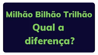 #Milionário, #bilionário, #trilionário. Qual a diferença? #investimento #dinheiro #finanças #shorts