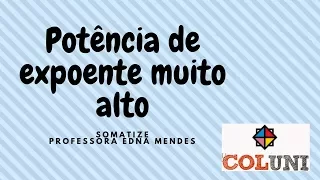 Potência de expoente muito alto - concurso - algarismo das unidades - Prof Edna