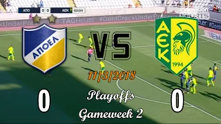 APOEL FC Vs Aek Larnaca | 0 - 0 | Goals & Highlights | 11/03/18 (HD)