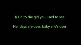 R.I.P - Rita Ora Lyrics on Screen