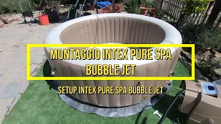 Tutorial installazione spa gonfiabile INTEX pure Spa How to setup inflatable hot tub INTEX Pure Spa