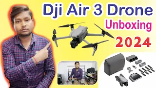 Dji Air 3 Drone Unboxing 2024 #geniusjaisi #drone #viralvideos