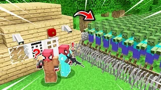 FAKİR'in EN GÜVENLİ EVİ VS ZOMBİ KIYAMETİ! 😱 - Minecraft