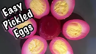 Easiest PICKLED EGGS!  My favorite yet simple recipe!