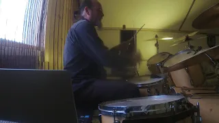 Kingston Wall. Shine on me. Drum cover. Marko kaiponen.