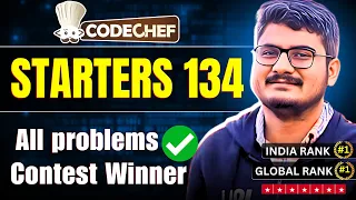 Contest Winner Solutions for CodeChef Starters 134 | All Problems
