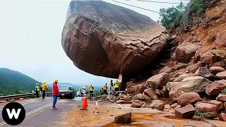 Tragic Moments! Most Shocking Rockfalls & Landslides Filmed Seconds Before Disaster Obsession