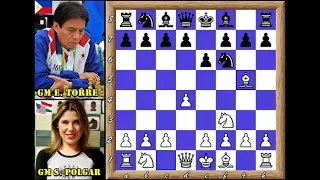 GM Susan Polgar Defeated GM Eugene's Torre Attack