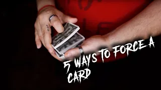 LEARN TO FORCE A CARD 5 WAYS... Top 5 card forces. || Tutorial ||