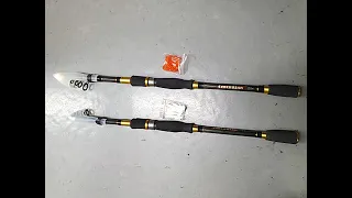 Телескопический Спиннинг из Китая - Carbon M power lure, 7-28 г (1,6 м/1,8 м/2,1 М/2,4 м/2,7 м)