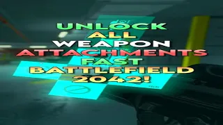 How To Unlock Weapon Attachments Fast! - Battlefield 2042! #battlefield  #battlefield2042 #bf2042