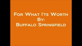 For What It's Worth (Lyrics) - Buffalo Springfield