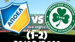 APOEL VS OMONOIA 1-2 (21/03/10) FULL HIGHLIGHTS