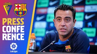 🔴 LIVESTREAM: XAVI PRESS CONFERENCE (CADIZ - BARÇA)