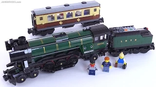 LEGO Emerald Night train from 2009 reviewed! set 10194