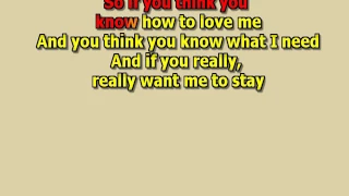 if you think you know how to love me Smokie  mizo lead vocals lyrics cover