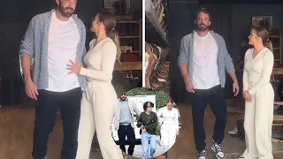 Jennifer Lopez and Ben Affleck appear to have fun shopping with Emme as they countdown to Halloween.