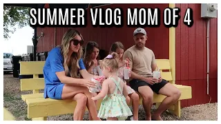 A SLOW SUMMER DAY IN THE LIFE MOM OF 4 VLOG | Tara Henderson