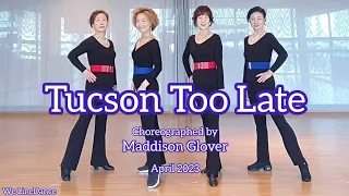 Tucson Too Late linedance - Improver level - Maddison Glover - April 2023