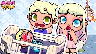 ROTINA COM NOSSO *NOVO BEBE DAVI* | HISTORINHA AVATAR WORLD 🥰😱