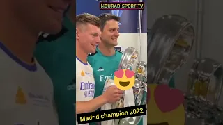 toni kroos champions league celebration 💯💪😍