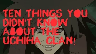 Facts about the uchiha clan